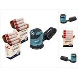 Toolbrothers DBO 180 Z Akku Exzenterschleifer 18 V 125 mm + 2x Toolbrothers SPIDER Netzschleifmittel Set