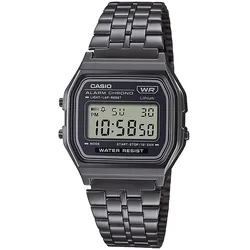 Casio A158WETB-1AEF Vintage Digitaluhr Anthrazit