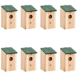 vidaXL Vogelhaus Nisthaus Nistkasten Vogelfutterhaus Futterhaus Vögel