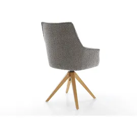 DeLife Alja-Flex Bouclé Silbergrau