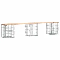 deluke Gabionenbank BIKS 203 x 31 x 42 cm