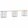 deluke Gabionenbank BIKS 203 x 31 x 42 cm
