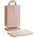 Zeller Brettchenständer Buche 7-tlg. 15 x 9 x 31 cm Beige