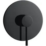 Herzbach Deep Black Fertigmontageset 23.210550.1.12 schwarz matt, für Unterputz-Brausearmatur