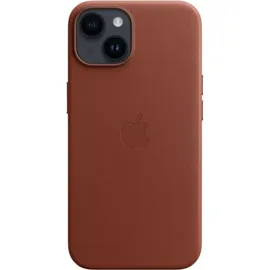 Apple iPhone 14 Leder Case mit MagSafe braun