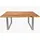 SIT Möbel Baumkante-Esstisch 140 x 80 cm natur antik