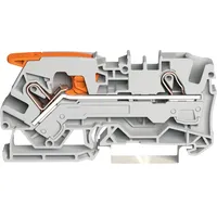 WAGO 2106-1201 Durchgangsklemme 7.50mm Push-In-Klemme Grau