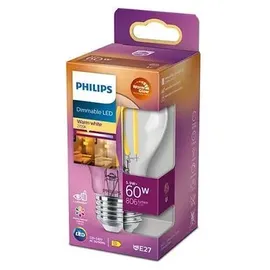 Philips LED-Lampe Standard WarmGlow 5,9W E27 806lm warmweiß 1 St.