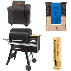 Traeger Timberline 850 inkl. Abdeckhaube  und 2 Säcke Brisket Pellets und Meater