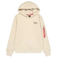 Alpha Industries Signature Bp Kapuzenpullover - Vintage White -