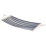 master grill & party Hängematte mit Querstange, 200x100 cm, 70% Baumwolle / 30% Polyester, bis 120 kg