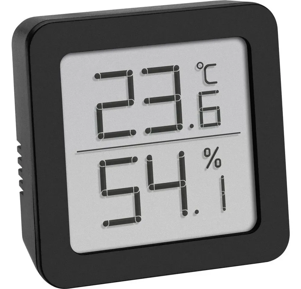 Preisvergleich Produktbild TFA Dostmann Hygrometer TFA Dostmann Thermo-/Hygrometer Schwarz