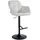 deluke Barhocker TUBEL 57 x 59 x 97 cm Creme/Schwarz