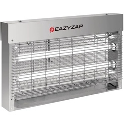 Eazyzap Gebürsteter Edelstahl LED Fliegenvernichter 20W