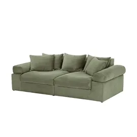 Smart Big Sofa Lionore ¦ grün ¦ Maße (cm): B: 242 H: 86 T: 121.0