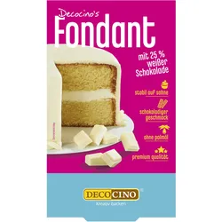 Fondant mit 25% weiße Schokolade