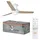 Osram Nordes 106,5 cm Deckenventilator Weiß