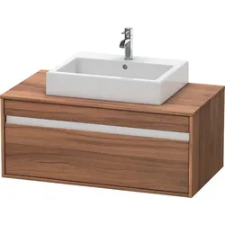 Duravit Waschtischunterschrank wandhängend „Ketho“ 100 × 42,6 × 55 cm in Nussbaum Natur
