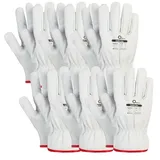 6 Paar Arbeitshandschuhe aus Ziegenleder Gr. 9 Handschuhe Lederhandschuhe