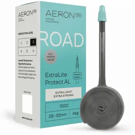 aeron/tpu AERON Schlauch 28" Road ExtraLite Protect AL 622x28 - 32C | SV 65 mm