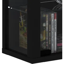 VCM Vitrine Vitrosa Maxi 59 x 18 x 114,3 cm Schwarz