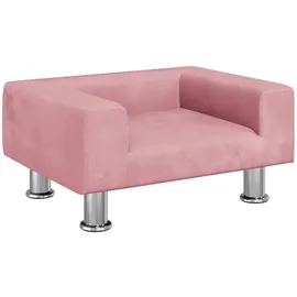 vidaXL Kindersofa Rosa 50 x 40 x 26,5 cm Samt