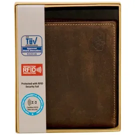 GREENBURRY Vintage Geldbörse Herren braun