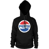 Pepsi Co Washed Globe Logo Hoodie Schwarz L