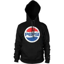 Pepsi Co Washed Globe Logo Hoodie Schwarz L