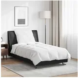 vidaXL Sommerdecke mit Kissen 2 pcs Weiß Daunenfeder