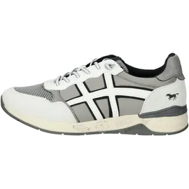 Mustang Sneaker in Weiß/Grau | Gr.: 41