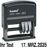 Trodat Printy 4813 Datumstempel, + Text