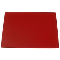 Livepac Office Schreibtischunterlage 30x42cm / Farbe: transluzent rot