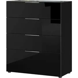 Harper Kombikommode Oakland 83 x 102 x 42 cm Schwarz