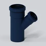 POLOPLAST Abzweig PKEA Polo-Kal NG DN 75/50 45Grad
