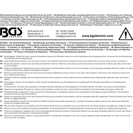 BGS Schraubstock Metall 125 mm blau