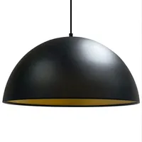 Bamyum Pendelleuchte Lipeo Ø40 cm Metall Hängelampe Schwarz Lampe