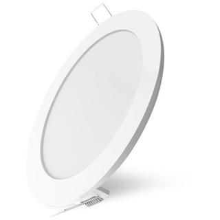 Braytron 15W LED Ultra Slim LED Einbauleuchte Panel PLUS Serie Rund Ø 200mm Neutralweiß