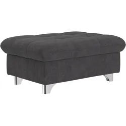 Hocker COTTA "Gemini", schwarz, Struktur fein, Hocker