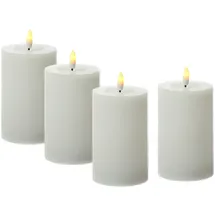 adilina LED Kerzenset LINA 11 cm 4 St. weiß
