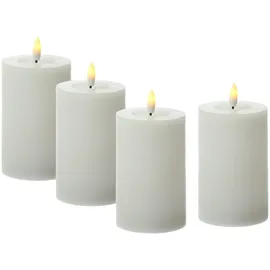 adilina LED Kerzenset LINA 11 cm 4 St. weiß