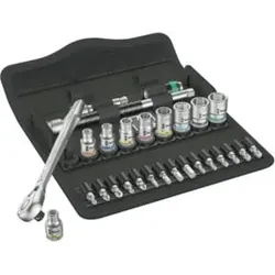 Wera Werk Zyklop Metall-Knarrensatz 1/4"-Antrieb, 28-tlg 004018