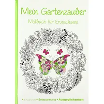 Media Verlag Malbuch für Erwachsene 1 St. Gartenzauber