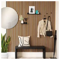 Home Deluxe Akustikpaneel RESONA schwarz 2 St. 50 x 5 x 7,5 cm