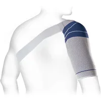 Bauerfeind OmoTrain S Schulterbandage, Titan, links, Größe 5