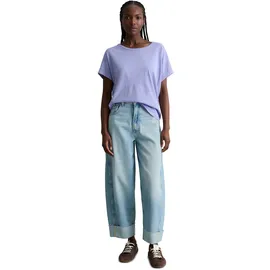 Marc O'Polo Marc OߴPolo DENIM aus Organic Cotton", Damen, T-Shirt Bio-Baumwolle relaxed fit, Lila soft hibiscus, S - S