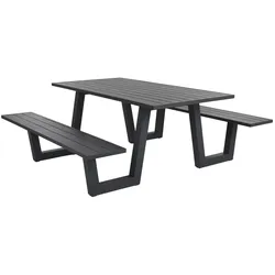 Picknicktisch Bolid aus Aluminium