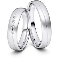 Partnerringe / Freundschaftsringe Kiel 925er Silber - 8123