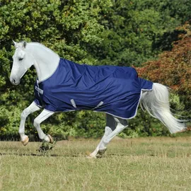 Bucas Freedom Turnout Pferdedecke 150g 155 cm Navy/Silber
