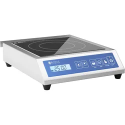 Induktionsplatte - 3500 W - 25 cm - 240 °C - Timer - Touchdisplay - Royal Catering RCIK-3500GP